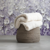 Striking Purple And Cream